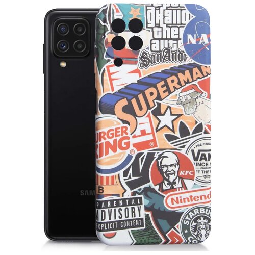 фото Противоударный чехол для samsung galaxy a22 / m32. накладка / бампер с защитой камеры pduspb