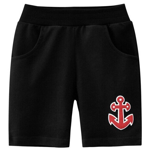 фото Шорты 27 kids, размер 110-116, черный