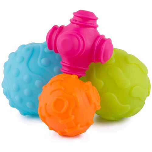 Развивающая игрушка Playgro Textured sesory balls, 4087682, разноцветный развивающая игрушка playgro textured sesory balls 4087682 разноцветный