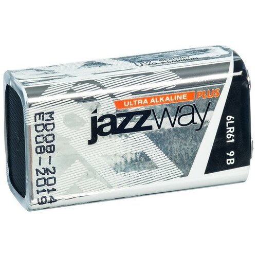 Батарейка JazzWay Ultra Plus 6LR61UP 9V крона (комплект из 5 шт.)