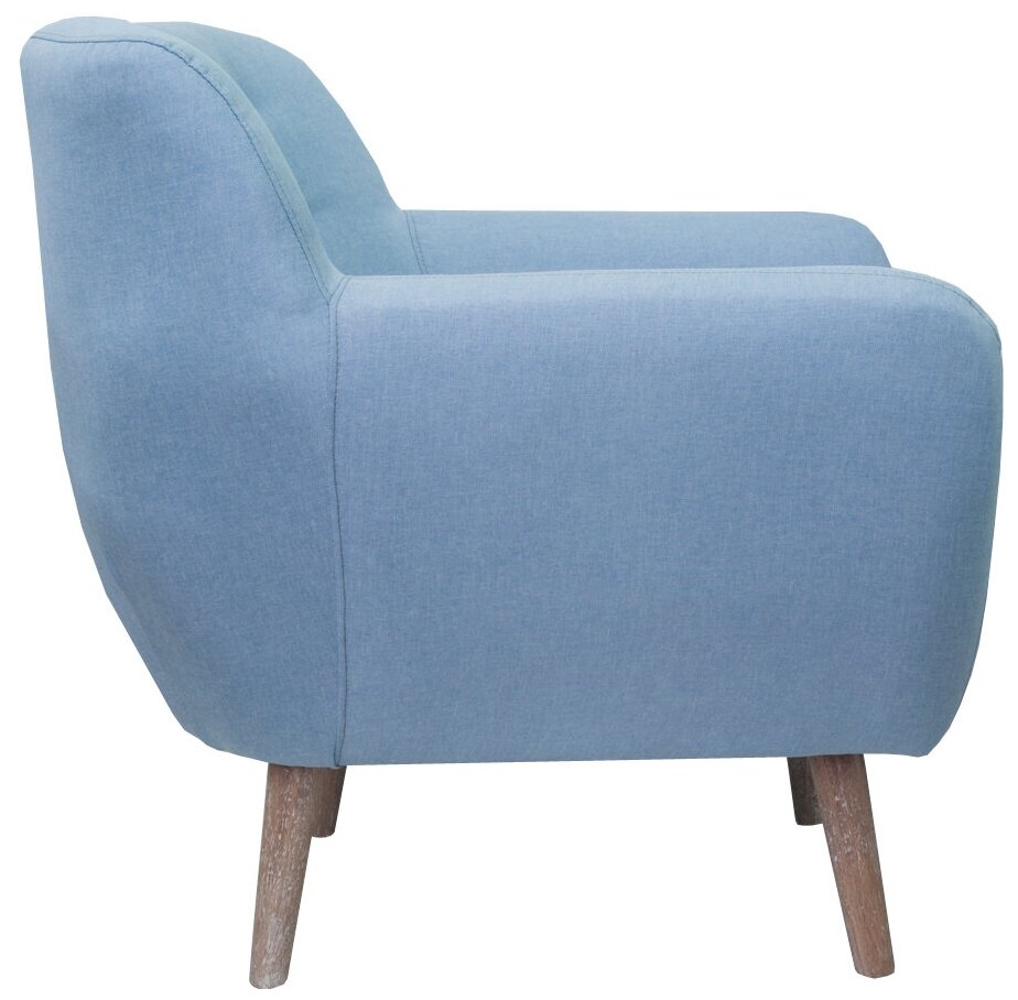 Низкое кресло Fuller blue — фото 1