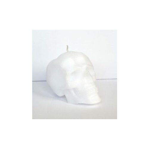 Свеча череп Белый парафин