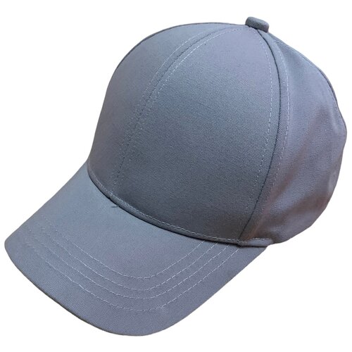 фото Бейсболка , размер 57-58, серый fashion caps