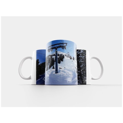 фото Кружка "снег, гора, зима" 320 мл lotsprints