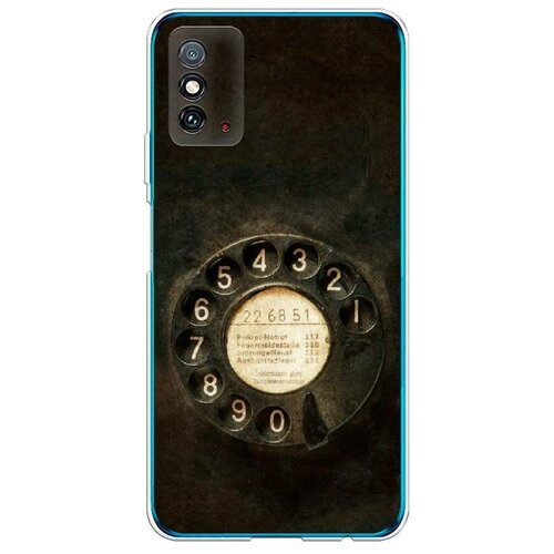 фото Силиконовый чехол "старинный телефон" на honor x10 max / хонор x10 макс case place