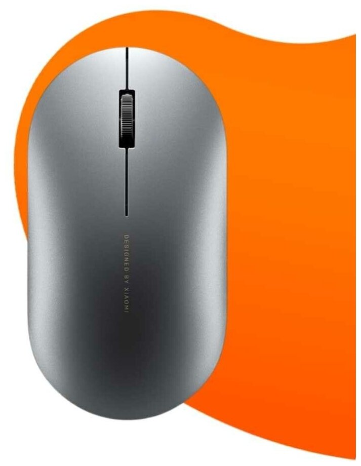 Беспроводная мышь Xiaomi Mi Elegant Mouse Metallic Edition, черный - фотография № 8