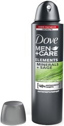 Антиперспирант-дезодорант спрей Dove Men+Care,150 мл. ( Свежесть минералов и шалфея