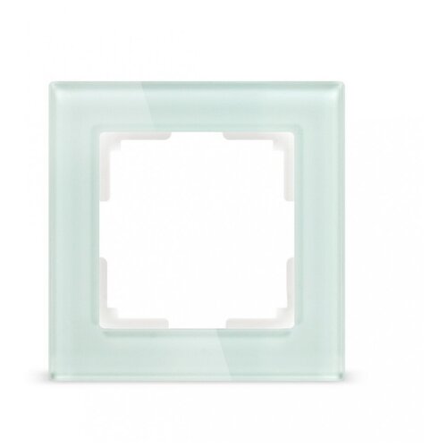 Рамка 1-местная стекло бежевая Smart Buy Нептун SBE-05i-Glass-FR-1