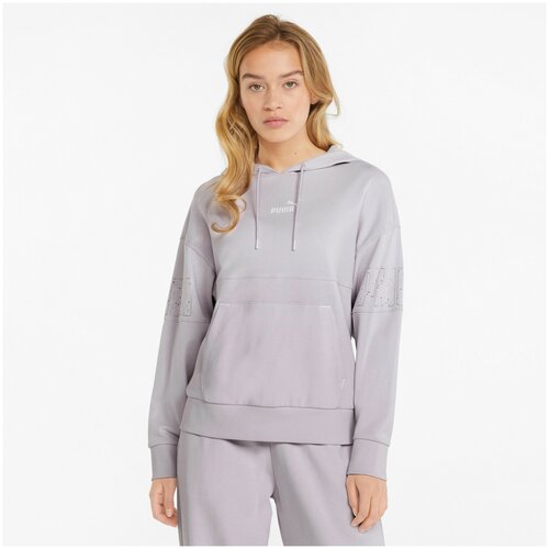 фото Толстовка puma power colorblock stardust hoodie tr женщины 84882873 m
