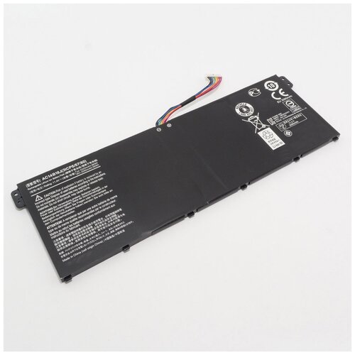 аккумулятор oem совместимый с ac14b18j ac14b13j для ноутбука acer e3 111 11 4v 2200mah черный Аккумуляторная батарея (аккумулятор) AC14B18J для ноутбука Acer C730, E3-111, V5-132 2600mAh 11.4V