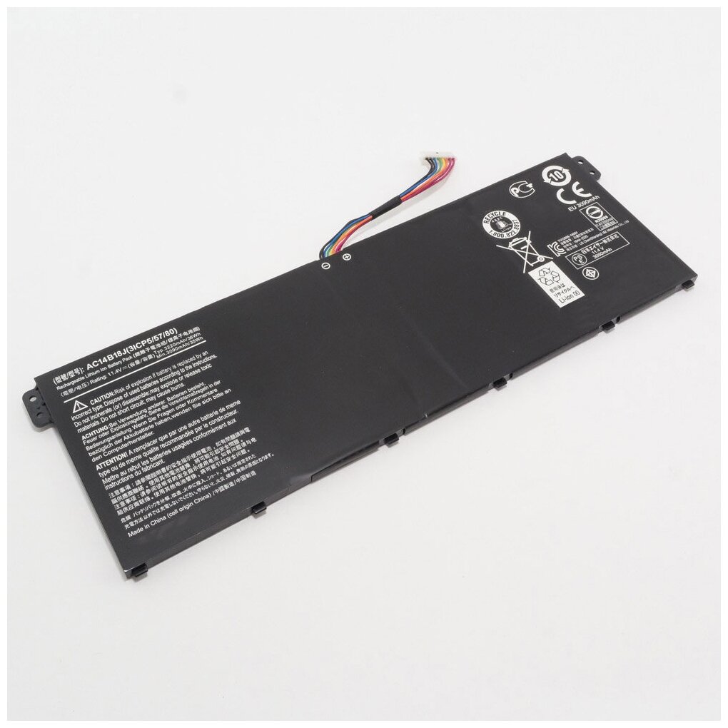 Аккумуляторная батарея (аккумулятор) AC14B18J для ноутбука Acer C730 E3-111 V5-132 2600mAh 11.4V