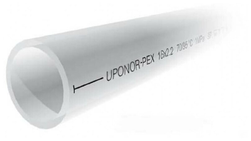 Труба из сшитого полиэтилена Uponor Radi Pipe S32 - 25x35 (PE-Xa/EVOH PN10 90°C) Отрезок 1м