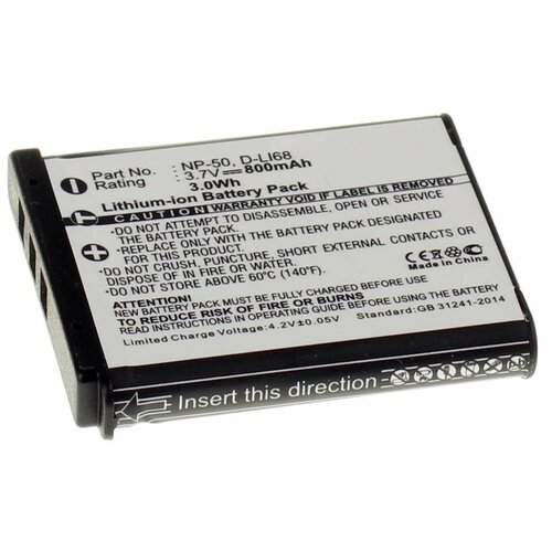 фото Аккумулятор ibatt ib-u1-f398 800mah для fujifilm xf1, finepix real 3d w3, finepix f660exr, finepix f500exr, finepix f770exr, finepix f200exr, finepix f750exr, finepix xp150, finepix f50fd, finepix f550exr,