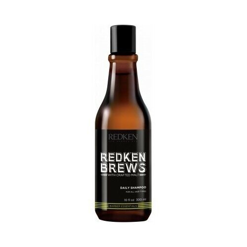 Redken Brews: Шампунь для ежедневного ухода за мужскими волосами и кожей головы (Daily Shampoo), 1000 мл подарки для него redken мужской набор brews для ухода за волосами и лицом