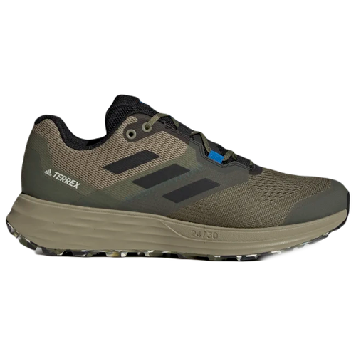 Кроссовки ADIDAS TERREX TWO FLOW H05844 мужские, цвет зелёный, размер 8,5