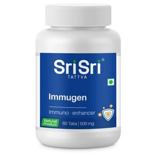 Иммуджен Шри Шри (Immugen Sri Sri) для лечения иммуной системы и дыхательных путей, 60 таб.