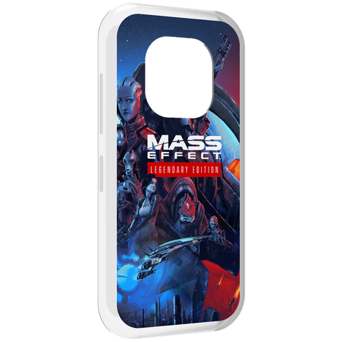 Чехол MyPads Mass Effect Legendary Edition для Doogee V20 задняя-панель-накладка-бампер