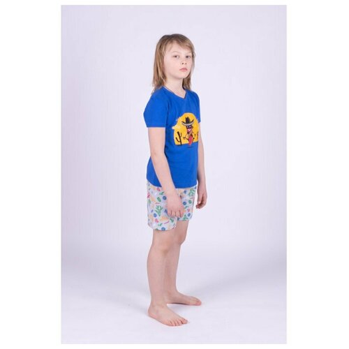 Пижама для мальчика Свiтанак, синяя,110,116-60