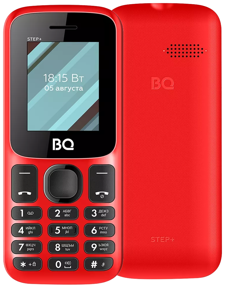 Телефон BQ 1848 Step+ Dual Sim Red Black