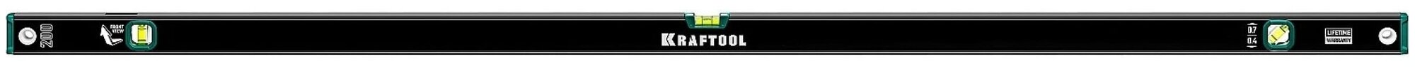 KRAFTOOL 2000 мм, с зеркальным глазком, уровень (34781-200)