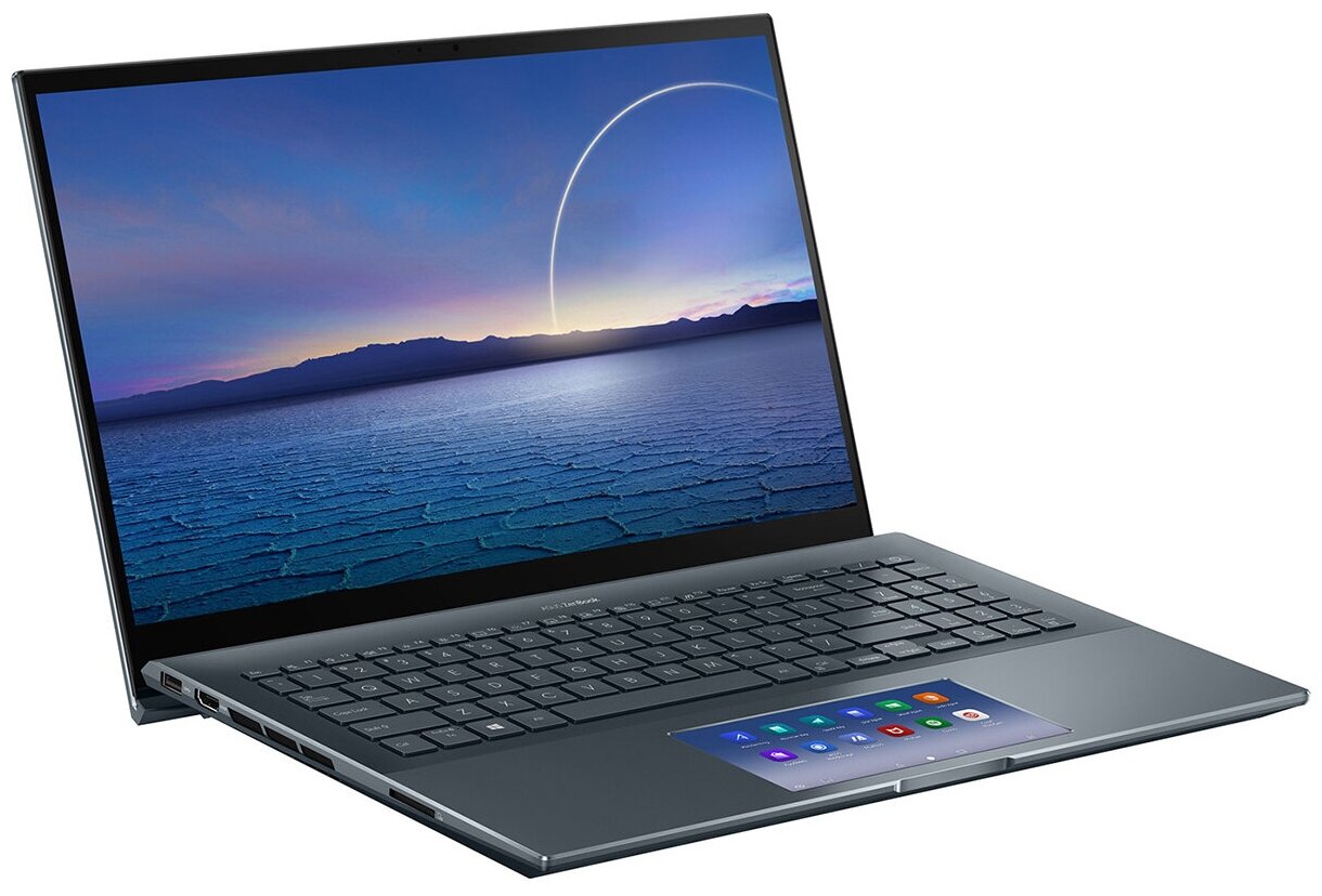 156 Ноутбук ASUS Zenbook Pro 15 UX535LH-BO172T 1920x1080 Intel Core i7 22 ГГц RAM 16 ГБ SSD 512 ГБ GeForce GTX 1650 Win10 Home 90NB0RX1-M001B0 серый