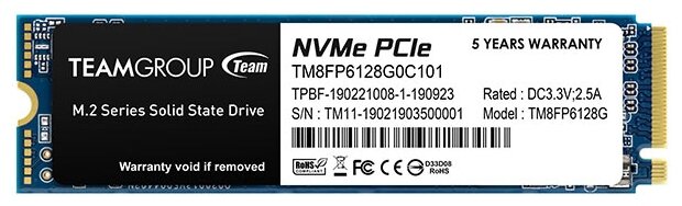 Жесткий диск SSD TEAM GROUP (TM8FP6128G0C101)