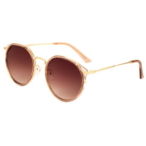 солнцезащитные очки keluona коричневый золотой Солнцезащитные очки Keluona, коричневый, золотой