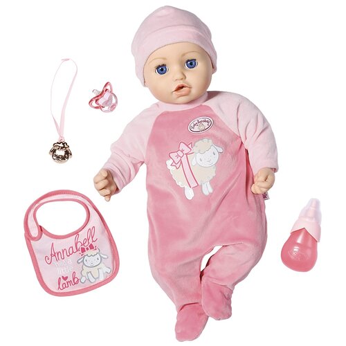 Интерактивная кукла Zapf Creation Baby Annabell 43 см 702-628 разноцветный кукла zapf creation baby annabell сестричка 43 см 794 234