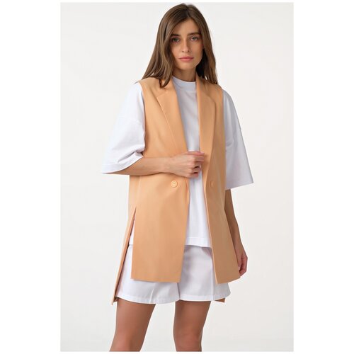 фото Жилет fly, размер 44, персиковый