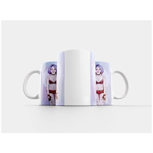 фото Кружка "рисунок, иллюстрация, девушка" 320 мл lotsprints