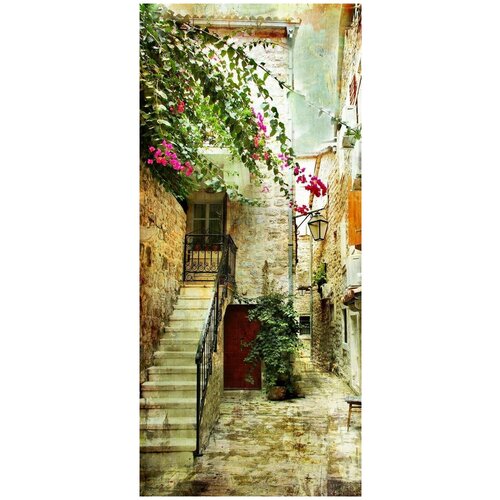 Самоклеящиеся фотообои Улочка Хорватии размер 90x200 см 1928₽