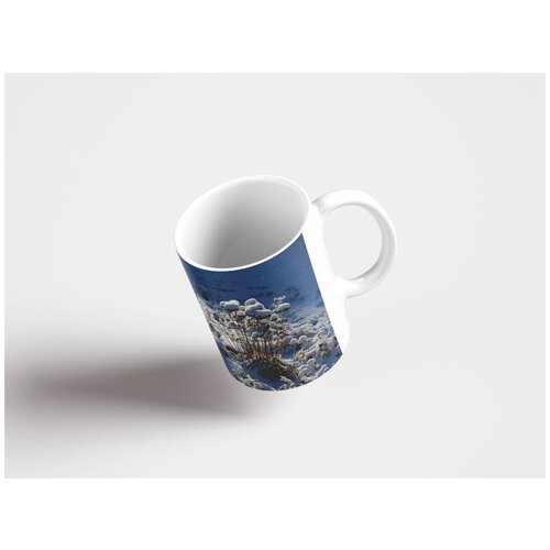 фото Кружка "природа, зима, снег 320 мл. белая lotsprints