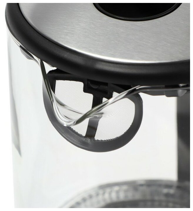 Чайник JVC JK-KE1520 black (стекло) - фотография № 4