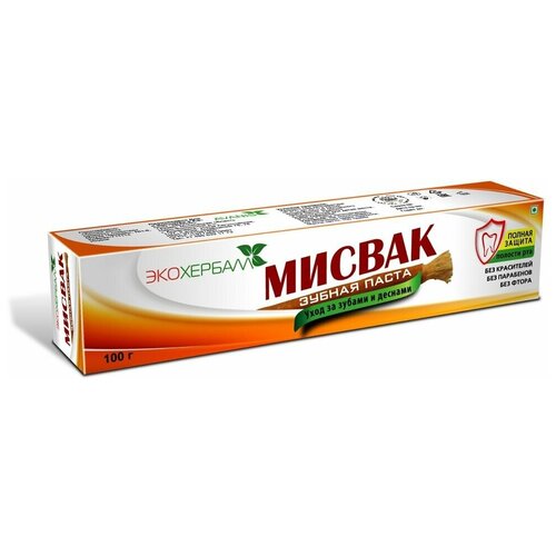 Зубная паста экохербалл мисвак, 100 г