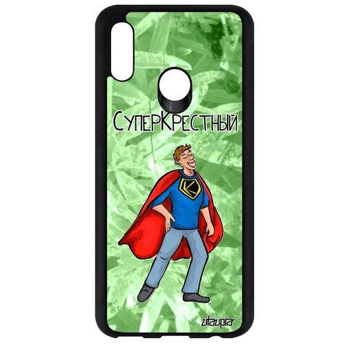 фото Противоударный чехол для мобильного // huawei p smart 2019 // "суперкрестный" герой комикс, utaupia, светло-зеленый