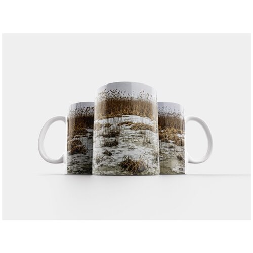 фото Кружка "зима, камыш, лед" 320 мл lotsprints