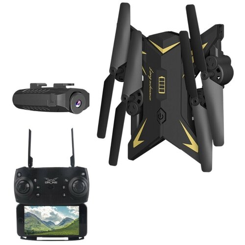 Складной квадрокоптер Grand Price с камерой 1080P 5.0MP, KY601S Drone Altitude Hold WiFi FPV RC Quadcopter, белый