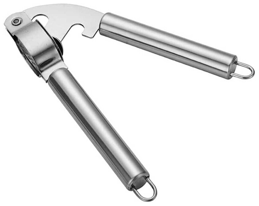 фото Пресс для чеснока металлический. Нержавеющая сталь