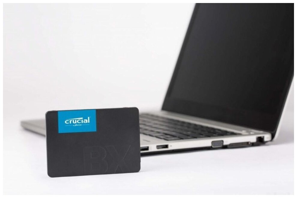 Твердотельный накопитель SSD 2.5 2 Tb Crucial BX500 Read 540Mb/s Write 500Mb/s 3D NAND TLC (CT2000BX500SSD1)