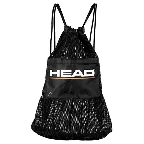 Сетчатая сумка HEAD с карманом, 50х34х10см, Цвет - черный;Материал - Полиэстер 100%