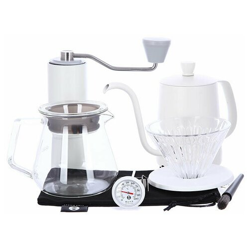 фото Набор для заваривания кофе timemore c2 pourover set (fish03): белый