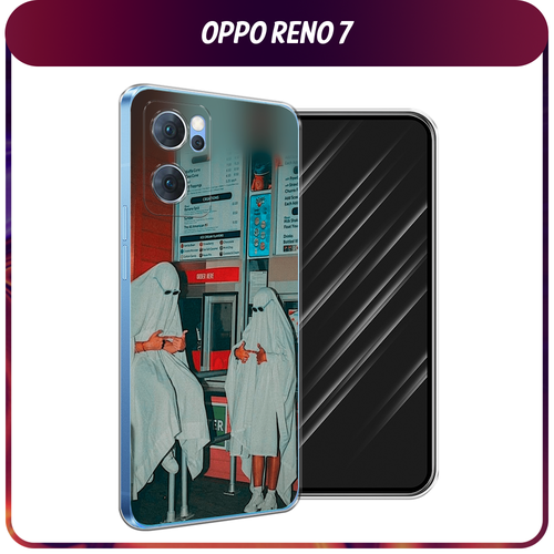 Силиконовый чехол на Oppo Reno 7 5G / Оппо Рено 7 5G Chillin Killin силиконовый чехол на oppo reno 7 5g оппо рено 7 5g стекло в душе