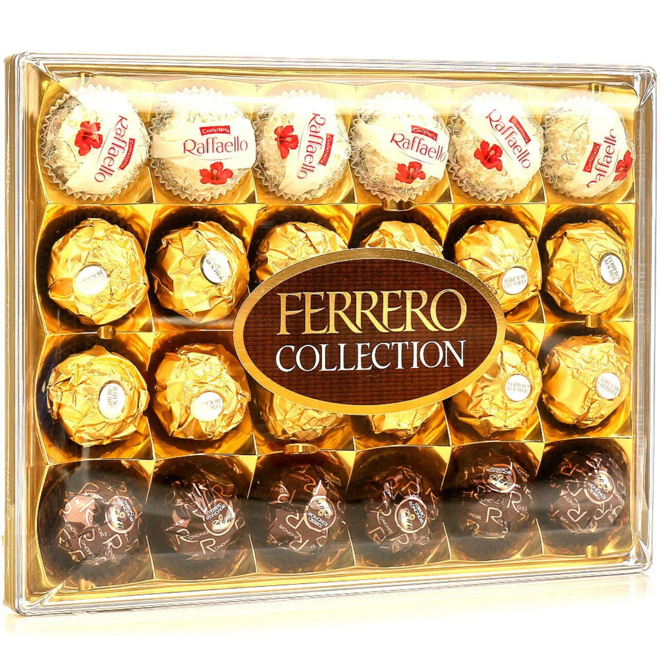 Ferrero Rocher Collection, 269.4 г, пластиковая коробка, 24 шт. в уп.