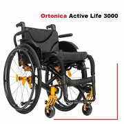 Кресло-коляска инвалидная Ortonica Active Life 3000 / S 3000, механическая, ширина кресла 35 см, покрышки Schwalbe RightRun