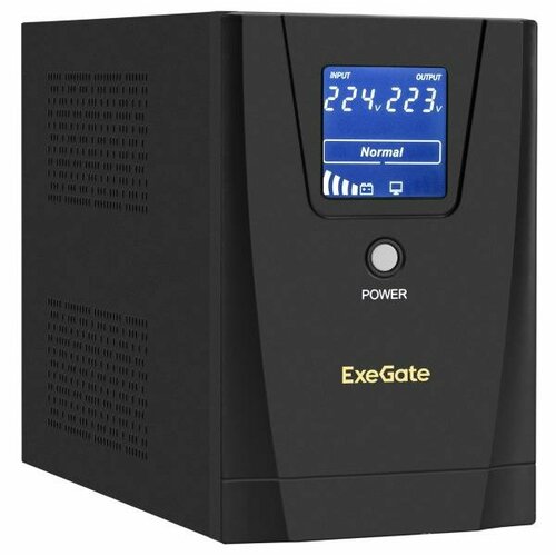 exegate ex292630rus ибп exegate specialpro smart llb 2000 lcd avr 1sh 2c13 rj usb ИБП ExeGate SpecialPro Smart LLB-1600. LCD. AVR.2SH.3C13. USB <1600VA/950W, LCD, AVR, 2*Schuko+3*C13, USB, металлический корпус, Black>