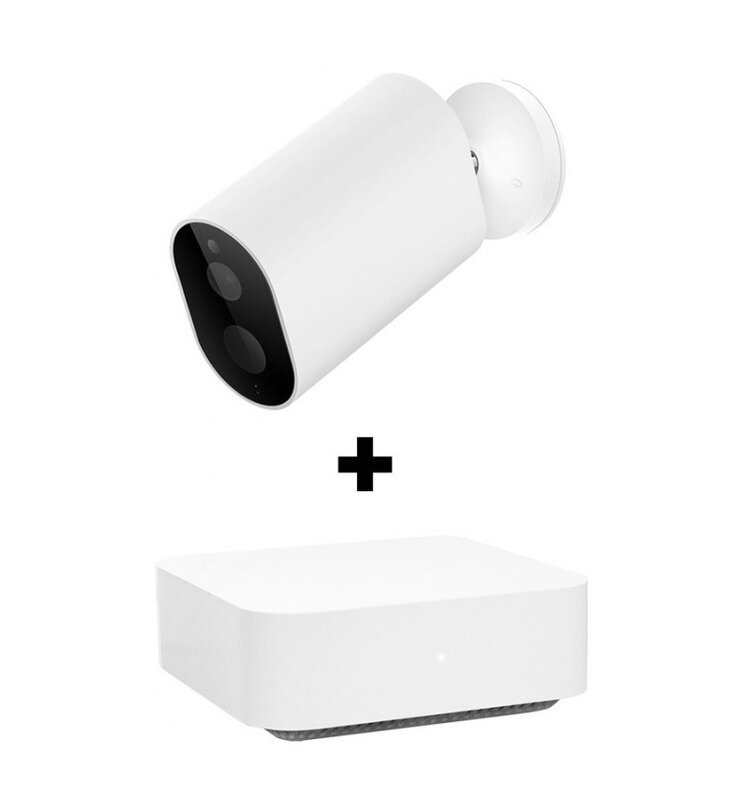 IP-камера IMILab EC2 Wireless Home Security Camera (+шлюз для подключения) Wifi (CMSXJ11A) (EAC) Автономная/ Уличная/ Наружная камера/ Беспроводная / Запись по движению / Аккумулятор 5100 мАч / (Экосистема Xiaomi)