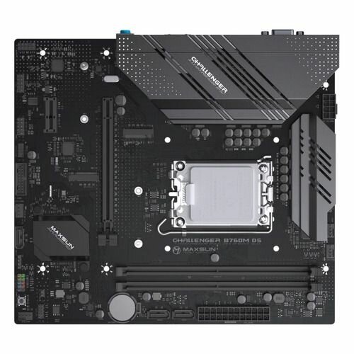 Материнская плата MAXSUN Challenger B760M D5, LGA 1700, Intel B760, mATX, Ret