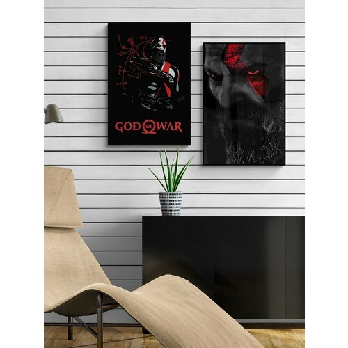 Набор из двух постеров God of War. Убийца богов Red Hot Chili Posters