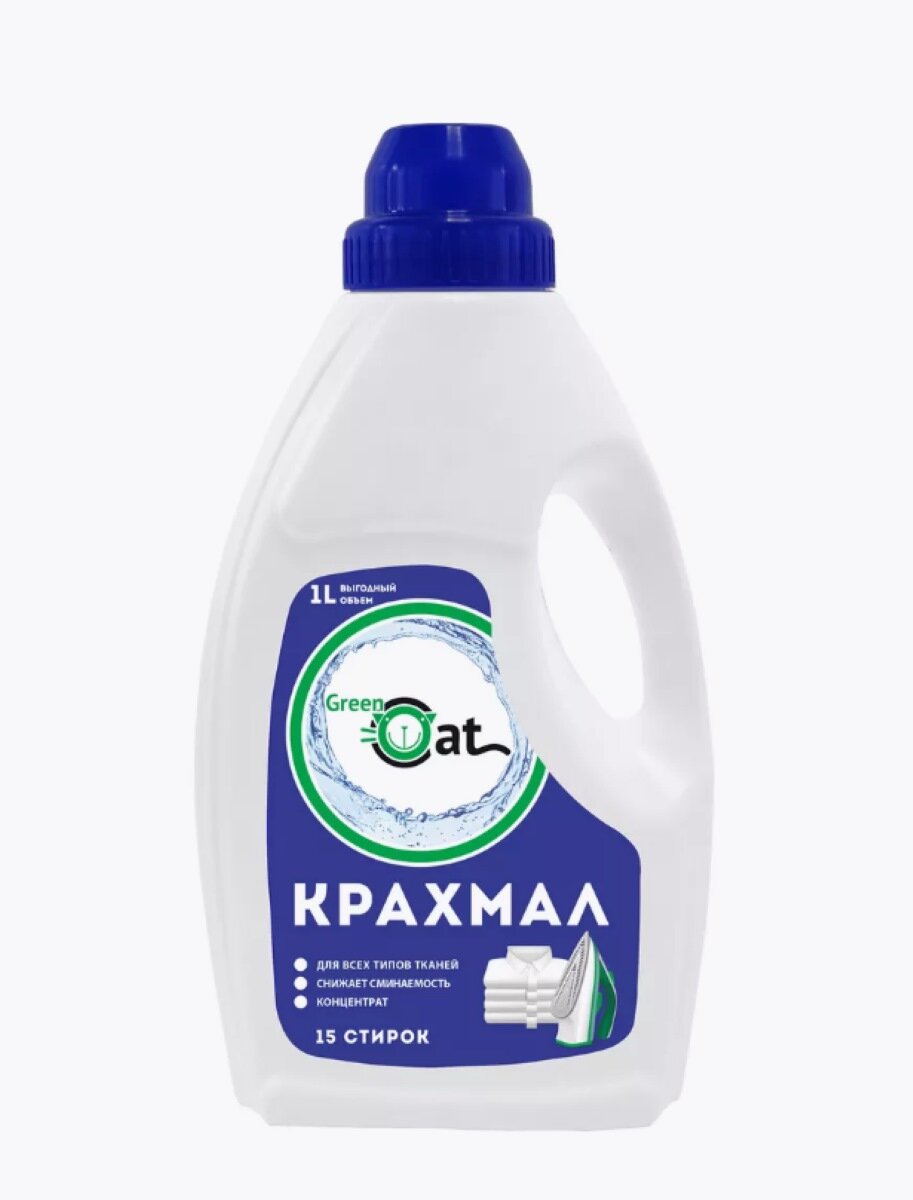 Крахмал для стирки концентрат Green Cat 1 л