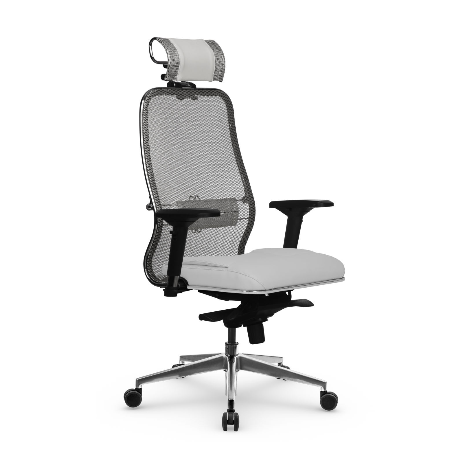 Кресло Samurai SL-3.041 MPES, кресло офисное, кресло компьютерное, кресло для дома и офиса, кресло Metta (Белый)